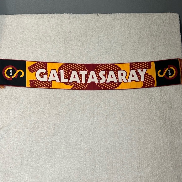 Mayatki Red and Yellow Scarf - Picture 3 of 6